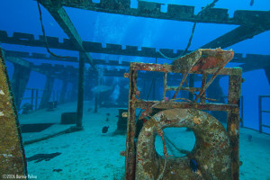 The wreck from outside